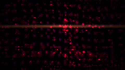 Red Laser Light Patterns Pulsing and Shifting on a Dark Futuristic Background Stock Footage 344724628