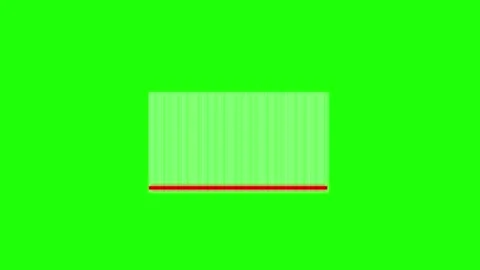 Red laser scanning barcode animation on green screen background for digital.. Stock Footage 333032362