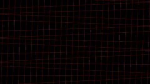 Red laser security grid moving on black background overlay 4K Vídeos de archivo 336485766