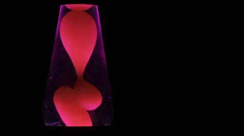 Red lava lamp Stock Footage 26139943