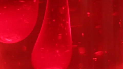 Red Lava Lamp Macro Stock Footage 8535119