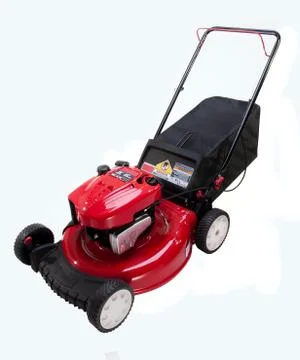 Red Lawn Mower Foto stock