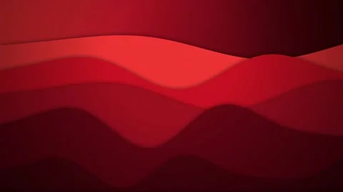 Red layered hills drift in a parallax seamless loop Stock Footage 341402103