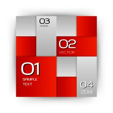 Red layout Stock Illustration