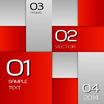 Red layout Illustrazione stock