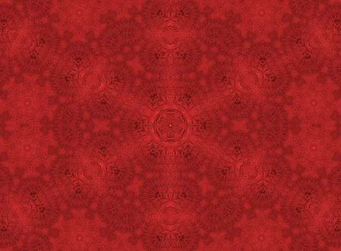 Red leaf abstract pattern Stock Illustration