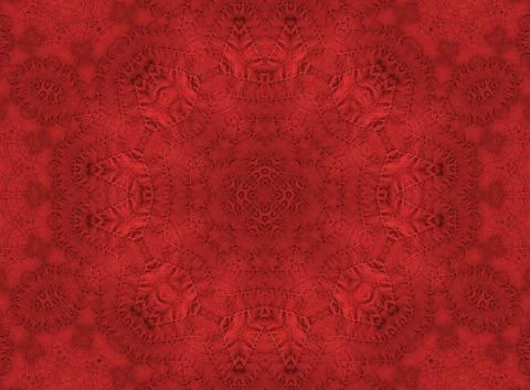 Red leaf abstract pattern Stock Illustration