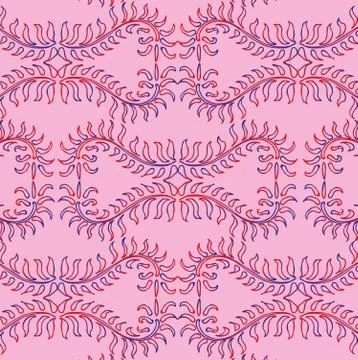 Red leaf texture vector art 스톡 일러스트