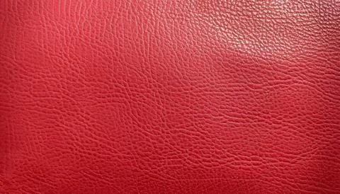 Red Leather background texture closeup Foto stock