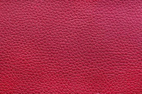 Red Leather Background Texture Stock Photos