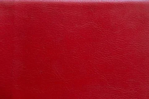 Red leather notebook cover texture, background or template for design, layout Stock Photos