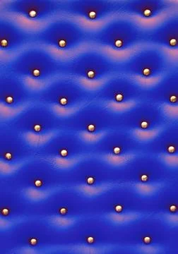 Red leather pattern with knobs,texture for background Stock Photos