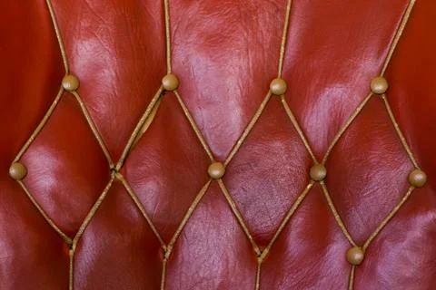 Red leather Stock Photos