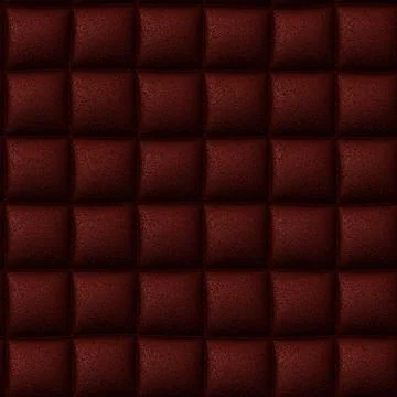 Red leather seamless background or texture Stock Illustration