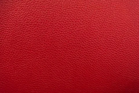 Red leather texture background. Luxury genuine textile surface material wal.. Stock Photos