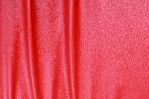 Red leather texture background Stock Photos