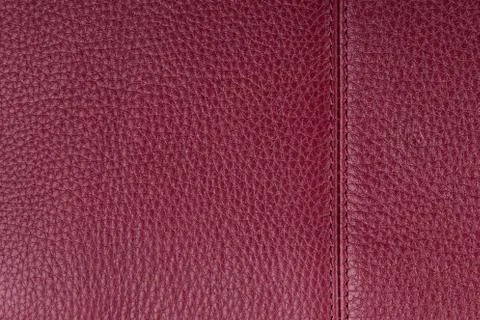 Red  leather texture background Stock Photos