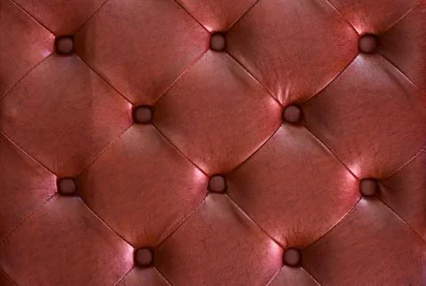 Red leather texture as background Foto stock