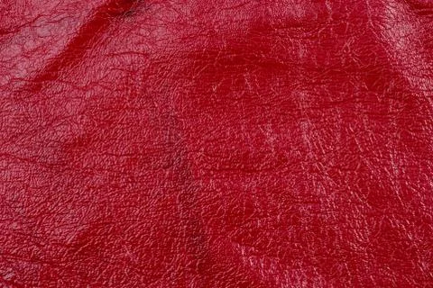 Red leather texture background Stock Photos