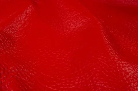 Red leather texture background Stock Photos