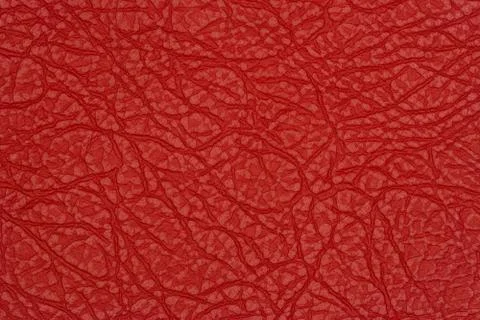 Red leather texture background 스톡 사진