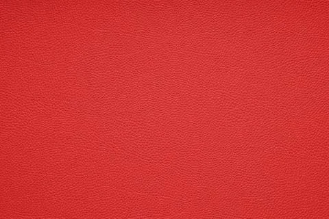 Red leather texture background Stock Photos
