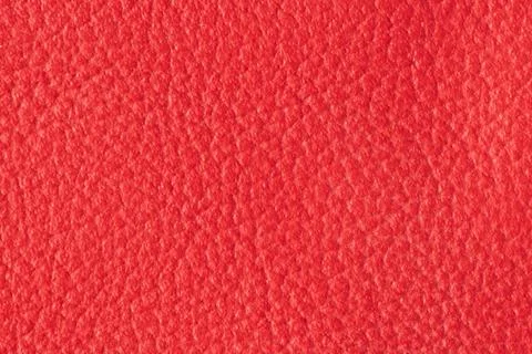 Red leather texture closeup background Stock Photos