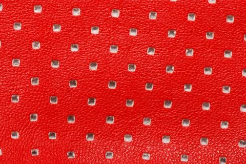 Red leather texture Stock Photos