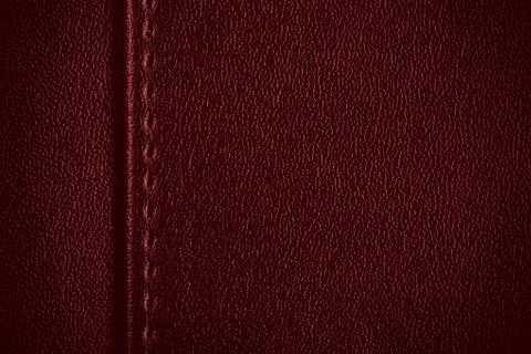 Red leather texture Stock Photos