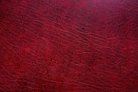 Red leather texture Stock Photos