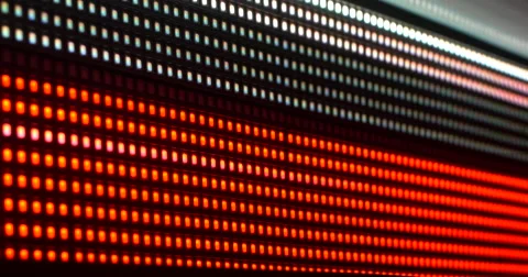Red led disco background lights Stock Footage 55629455