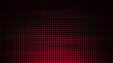 Red LED Dot Matrix Grid Motion Graphics Abstract Loop Background Video stock 341898121