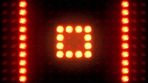 Red LED Flash Light For Disco Background 스톡 동영상 172001549
