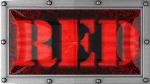 Red on led Видео 8746023