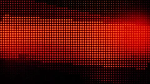 Red LED light doted animation background Stock Footage 253339374