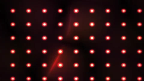 Red LED lights on black background with glitch. Stock Footage 336256414
