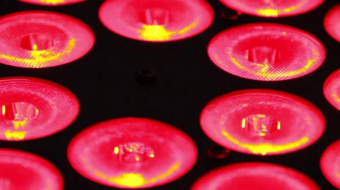 Red LEDs 库存影片 31688870