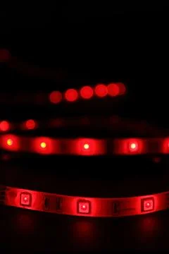 Red leds Foto stock