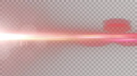 Red Lense Flare Overlay Stockbeeldmateriaal 45907846