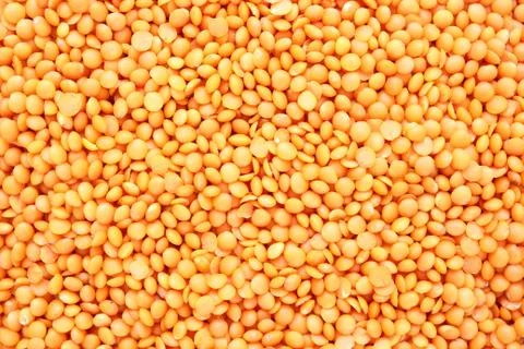 Red lentil texture Stock Photos