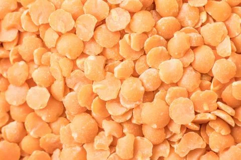 Red lentils close up Stock Photos