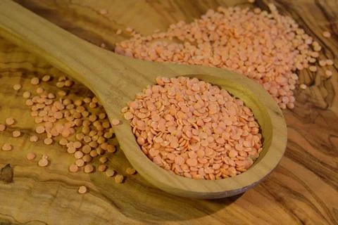 Red lentils Stock-Fotos