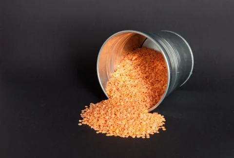 Red lentils Stock Photos