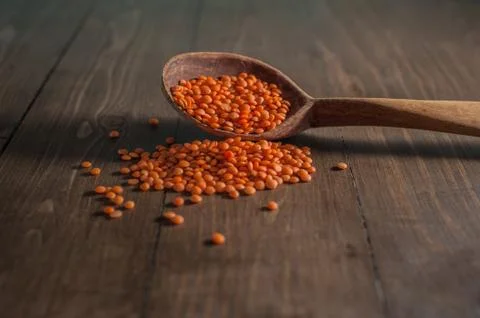 Red Lentils Stock Photos