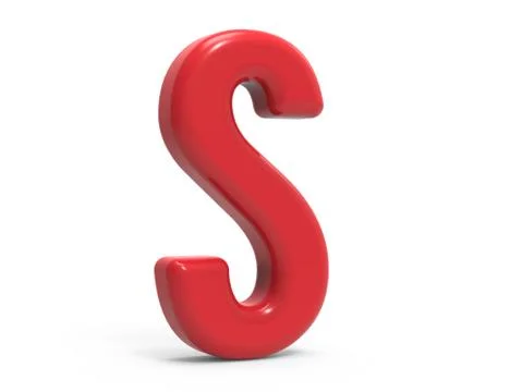 Red letter S Stock Photos