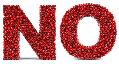 Red letters in motion on a white background. Alpha channel is included Vidéo 74925109