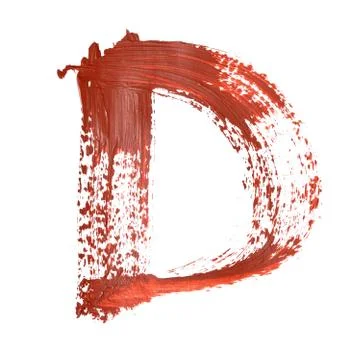 Red letters Stock Photos