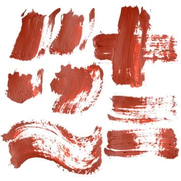 Red letters Stock Photos