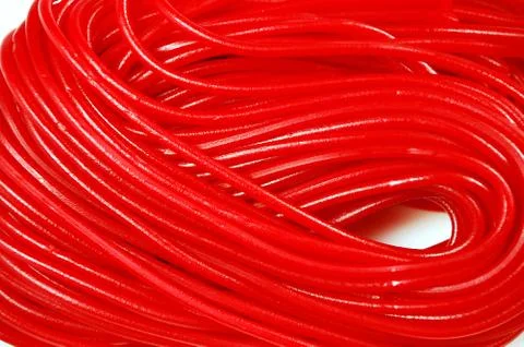Red licorice candy Stock Photos