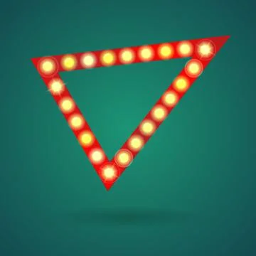 Red light abstract frame background Illustrazione stock